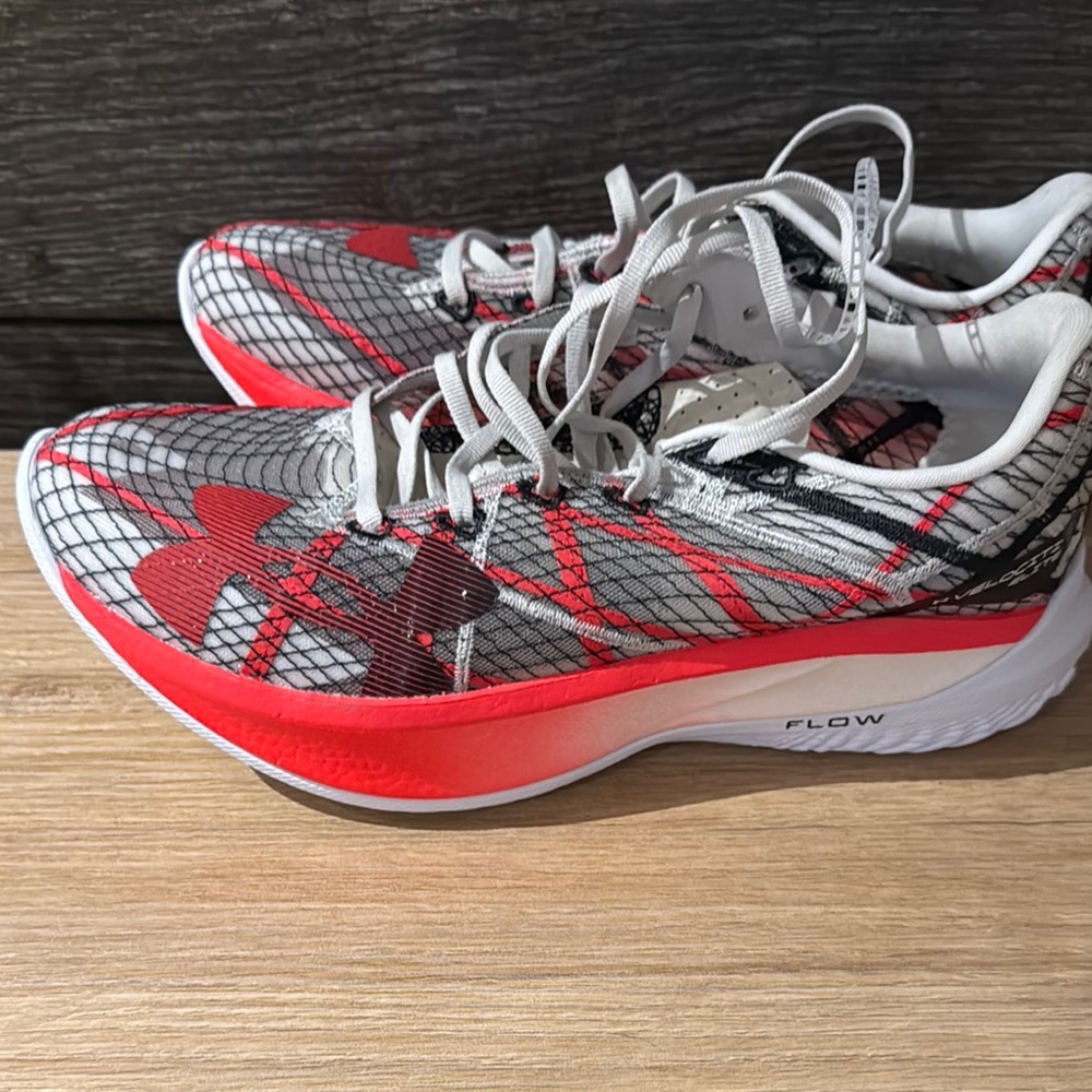 Red and Gray Athletic Shoes - Picture 3 of 3
